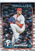 2024 Topps Update #US232 Jeff Hoffman Silver Crackle Foilboard