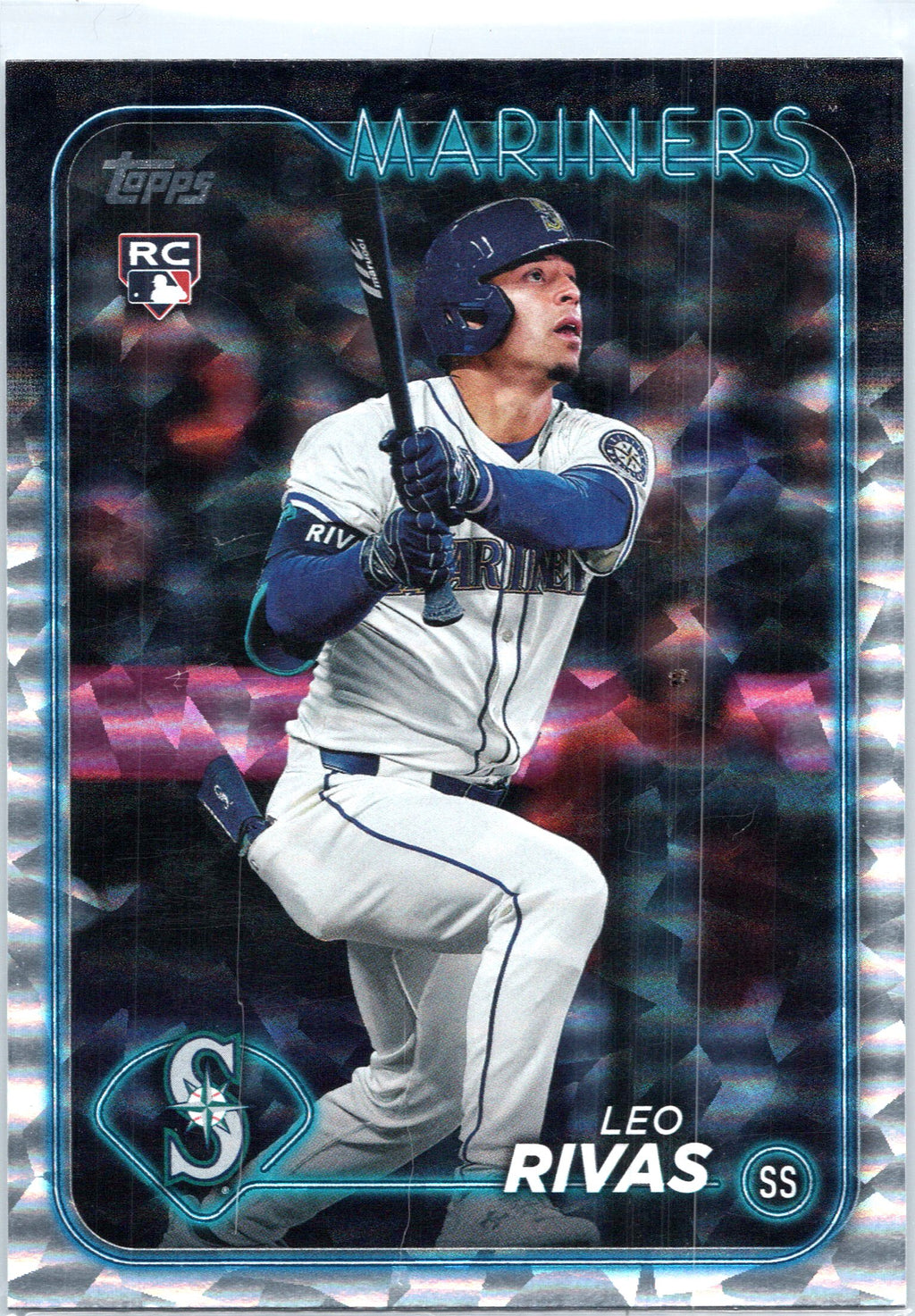 2024 Topps Update #US279 Leo Rivas Purple Holofoil #/799