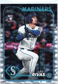 2024 Topps Update #US279 Leo Rivas Purple Holofoil #/799