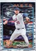 2024 Topps Update #US145 Adrian Houser Silver Crackle Foilboard