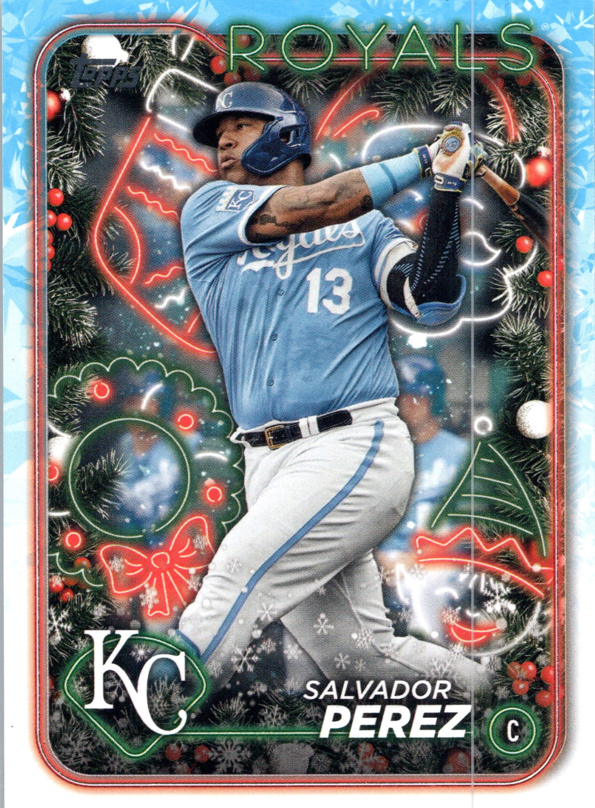 2024 Topps Holiday #H3 Salvador Perez