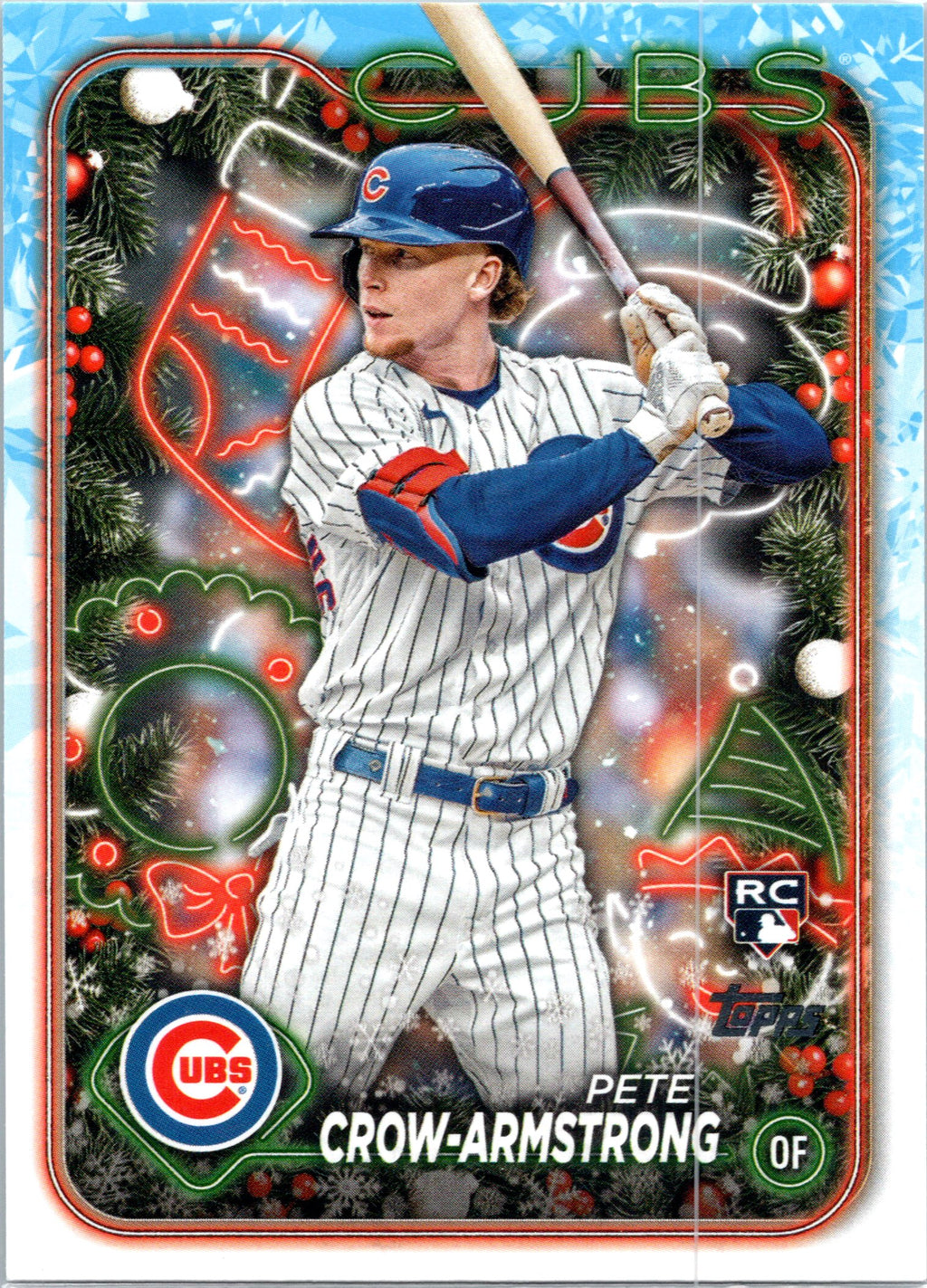 2024 Topps Holiday #H136 Pete Crow-Armstrong