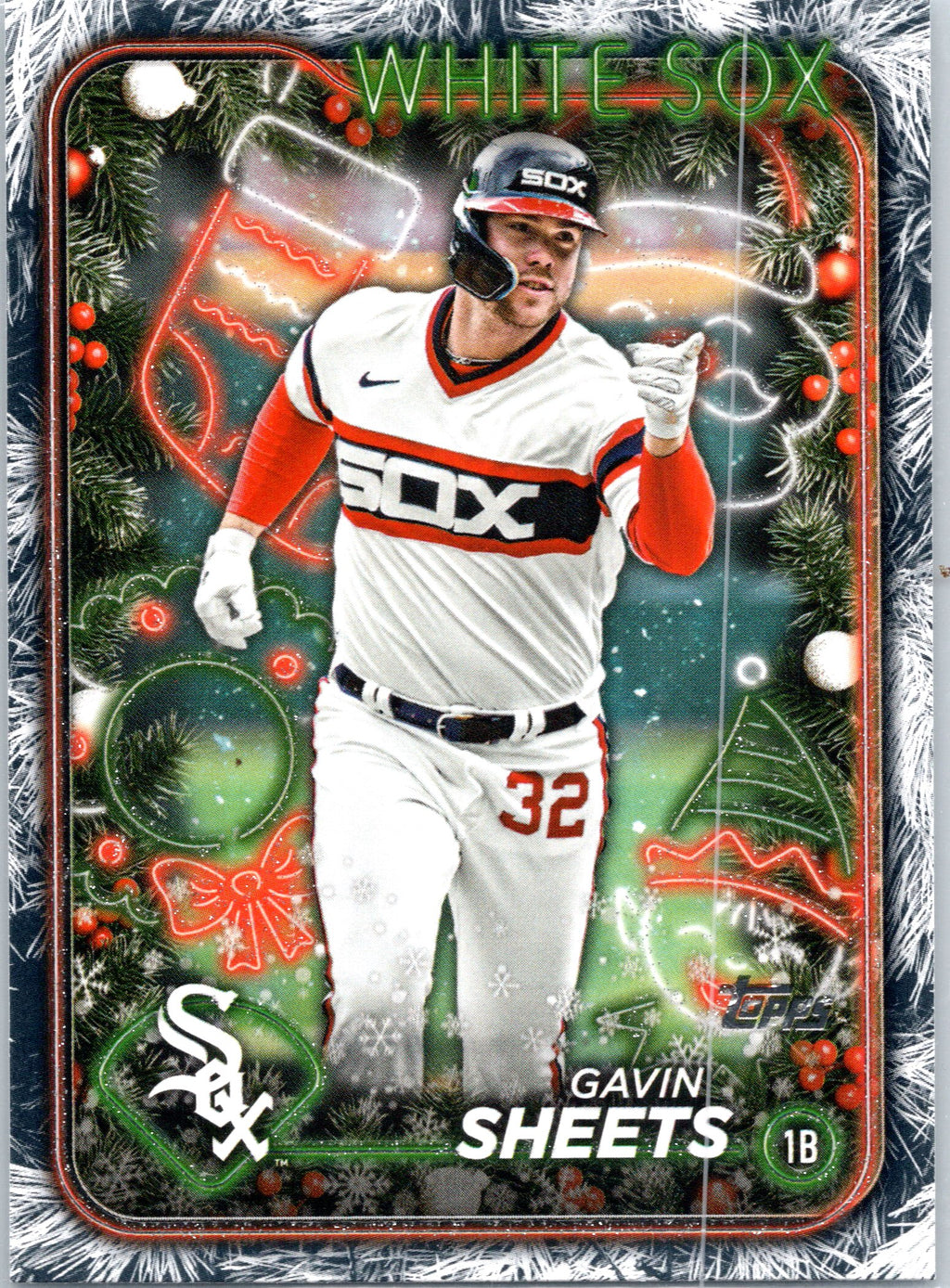 2024 Topps Holiday #H93 Gavin Sheets Holiday Tree