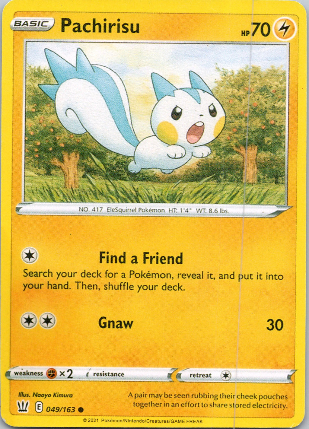 SWSH05: Battle Styles #049/163 Pachirisu