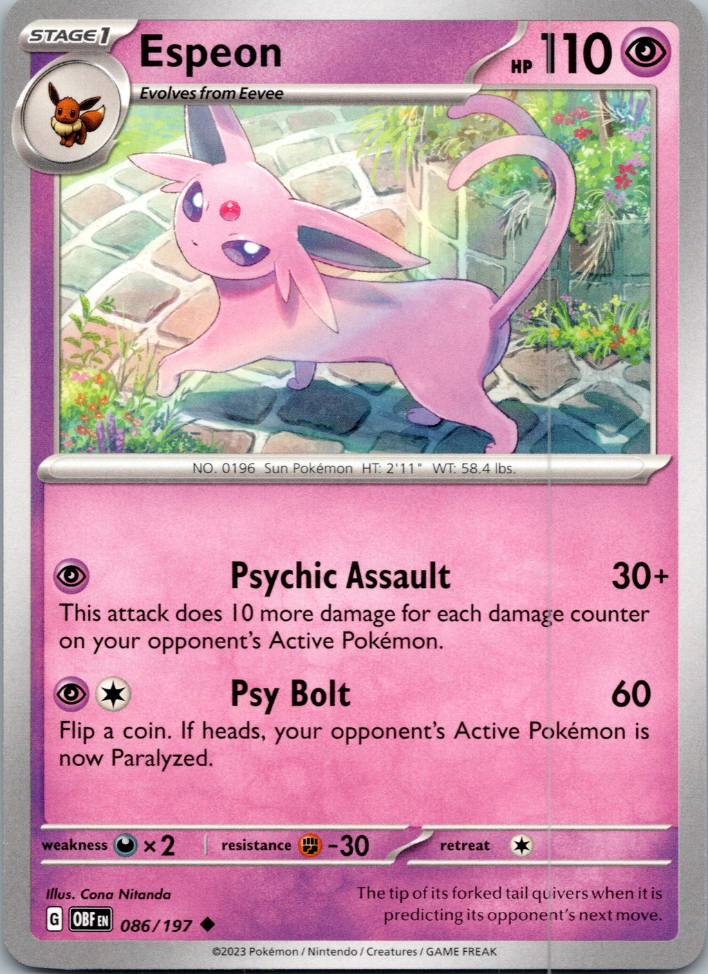 Miscellaneous Cards & Products #086/197 Espeon (Best Buy Exclusive)