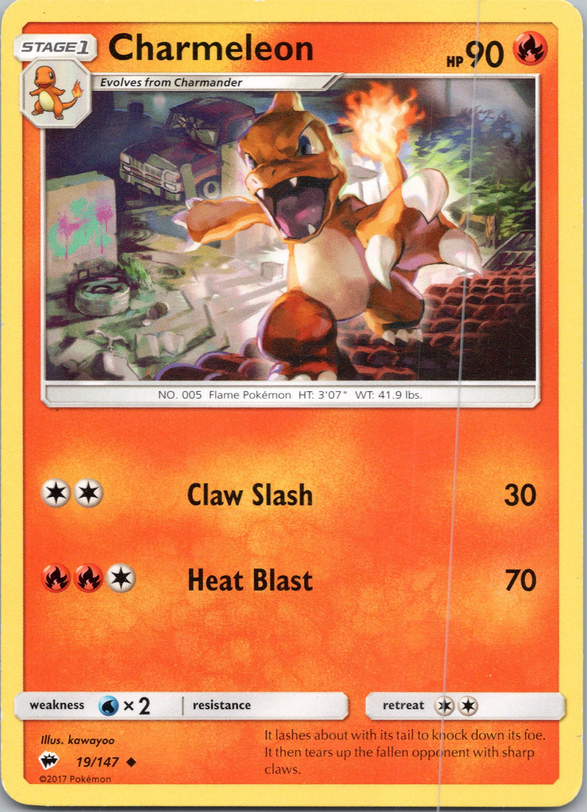 SM - Burning Shadows #19/147 Charmeleon