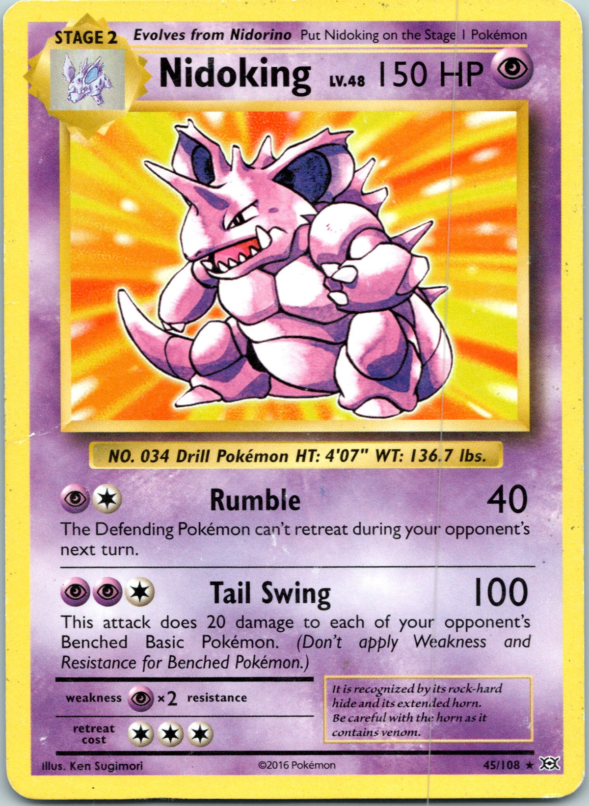 XY - Evolutions #45/108 Nidoking