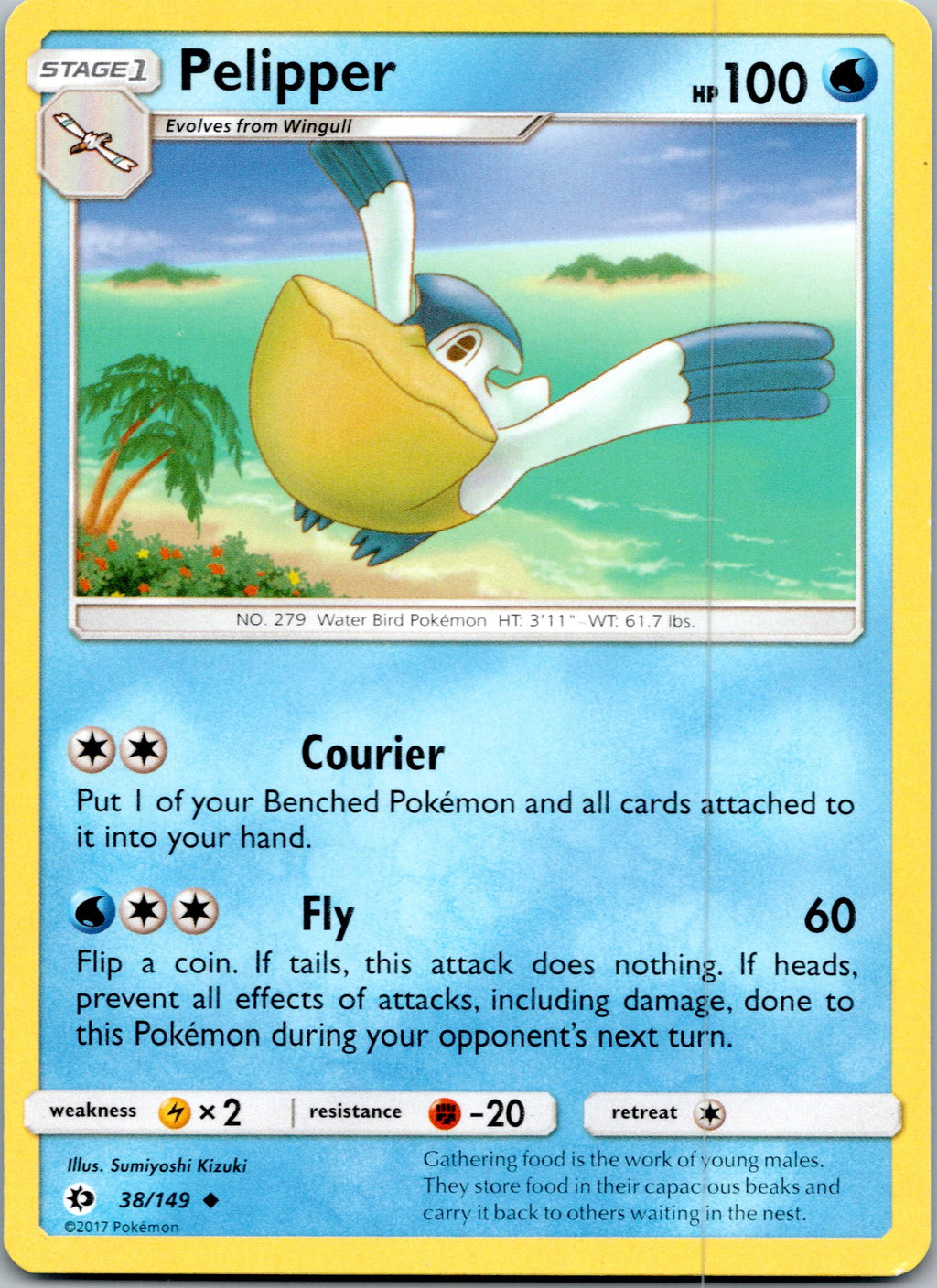 SM Base Set #38/149 Pelipper