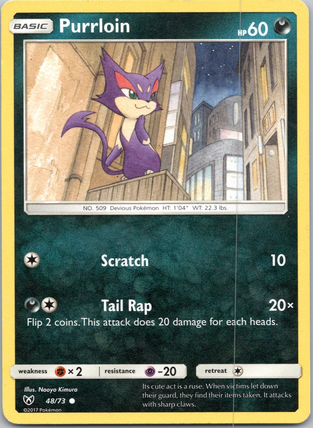 Shining Legends #48/73 Purrloin
