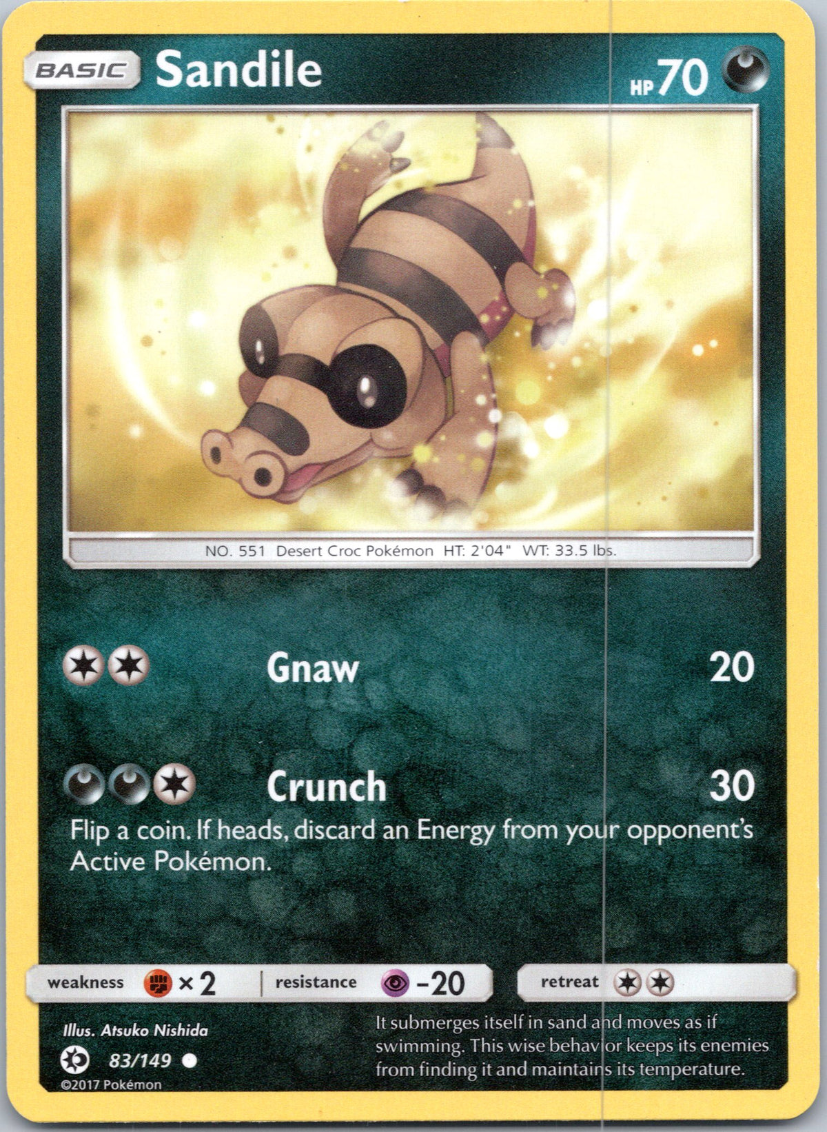 SM Base Set #83/149 Sandile