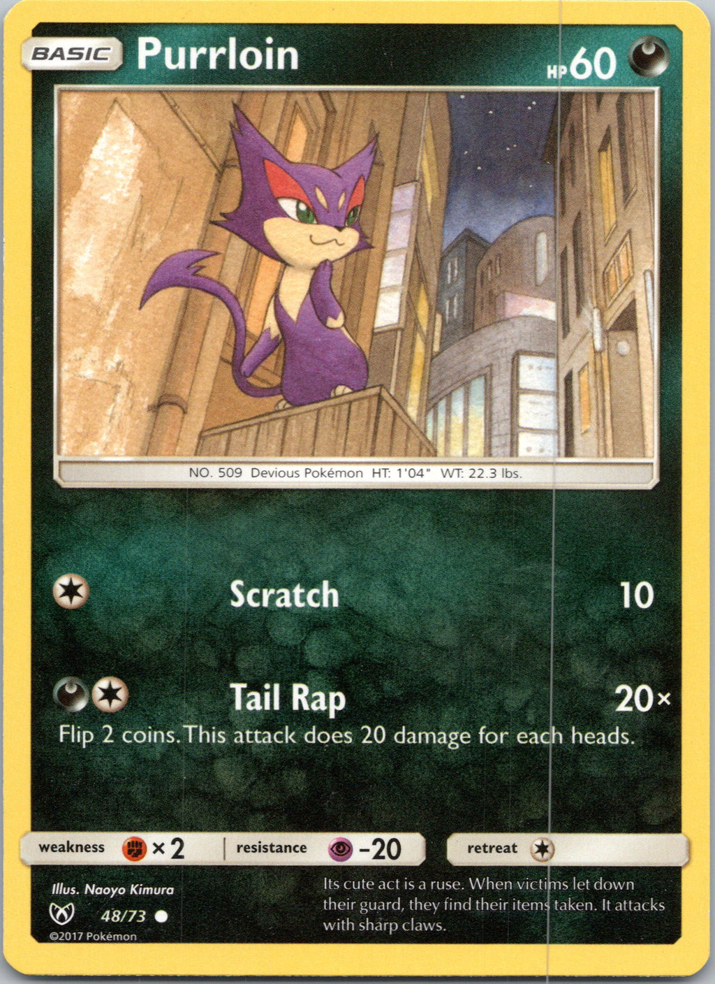 Shining Legends #48/73 Purrloin