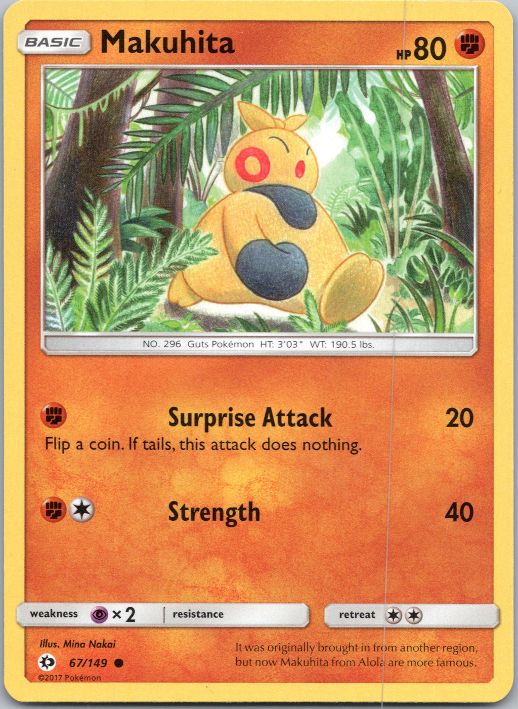 SM Base Set #67/149 Makuhita