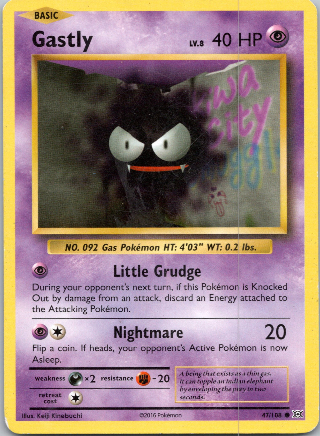 XY - Evolutions #47/108 Gastly