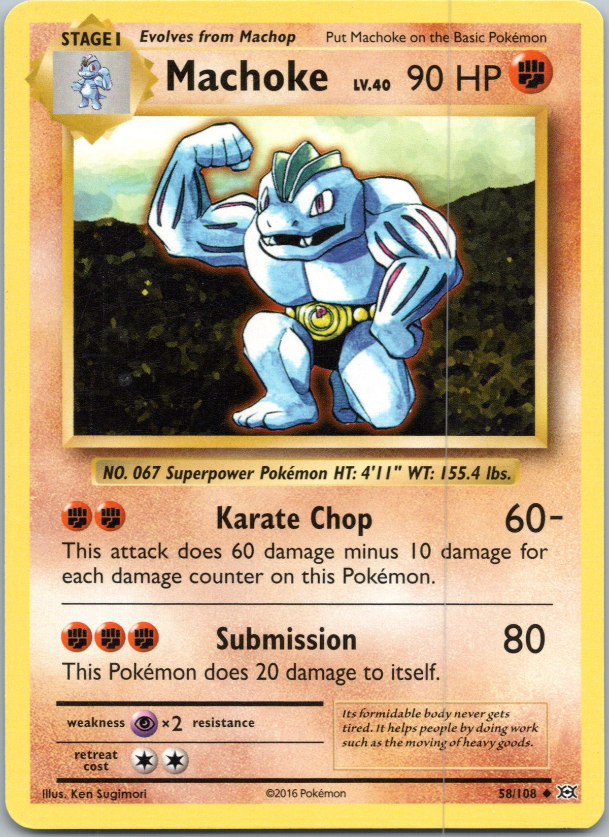 XY - Evolutions #58/108 Machoke