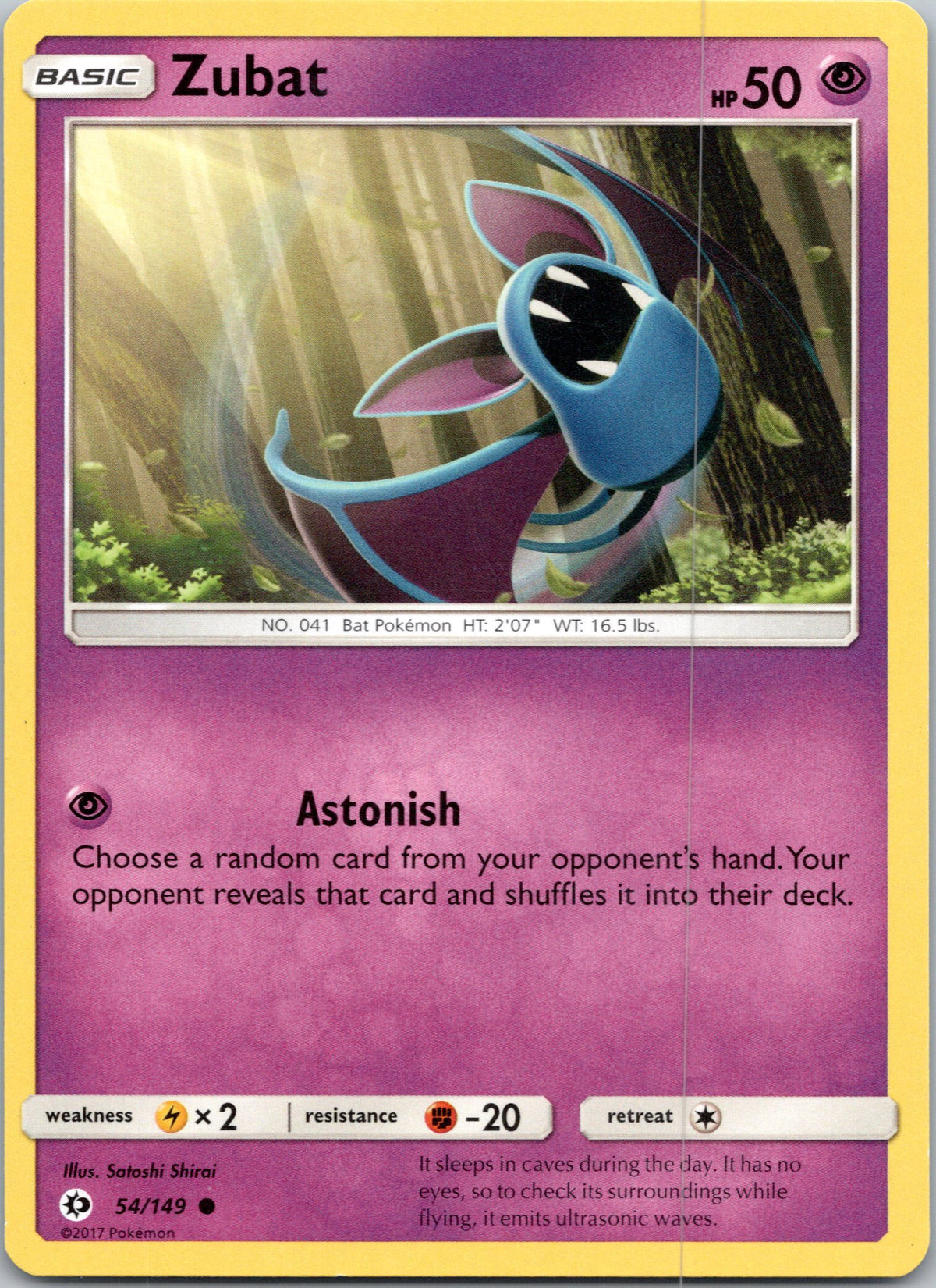 SM Base Set #54/149 Zubat