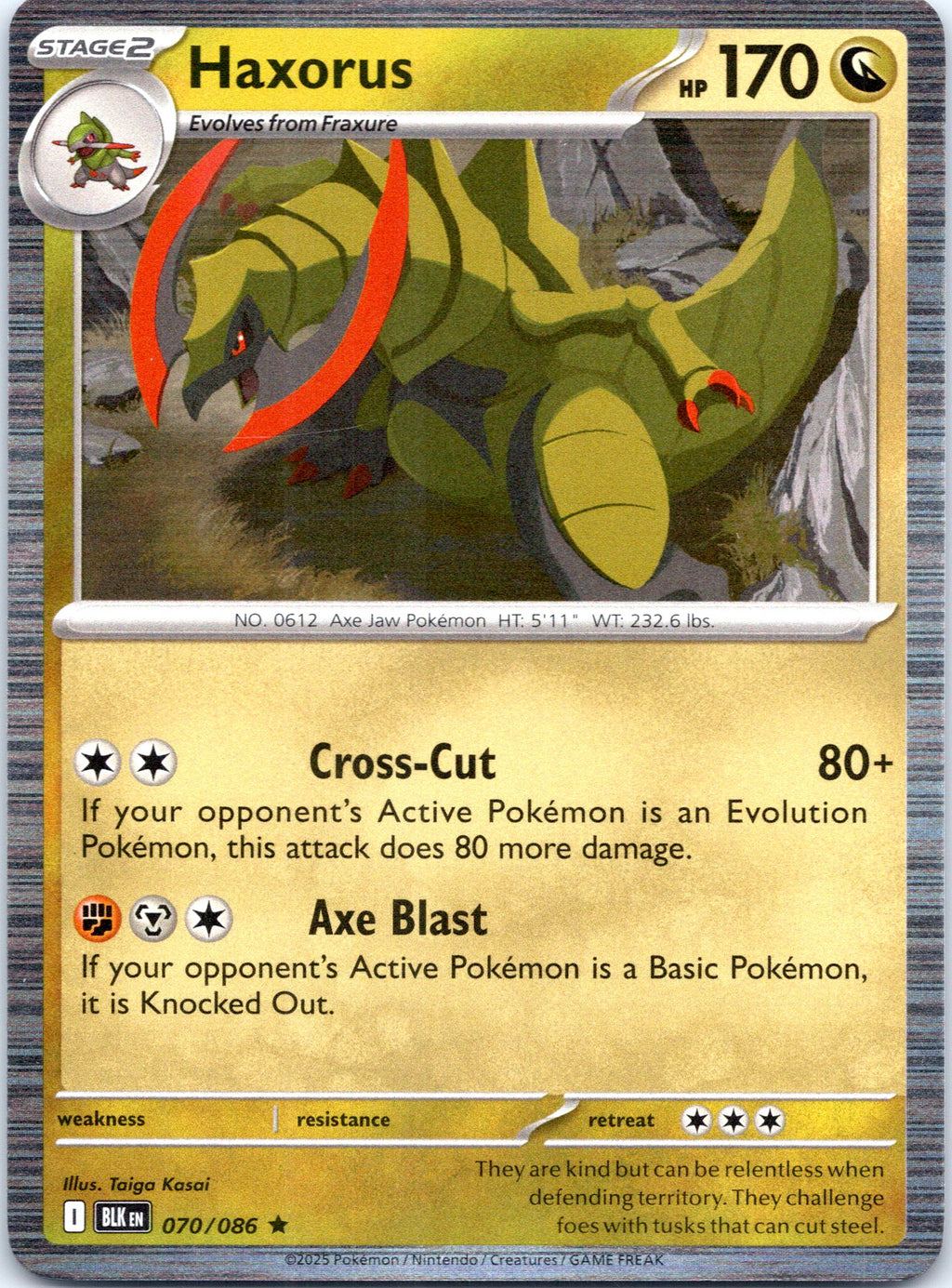 SV: Black Bolt #070/086 Haxorus