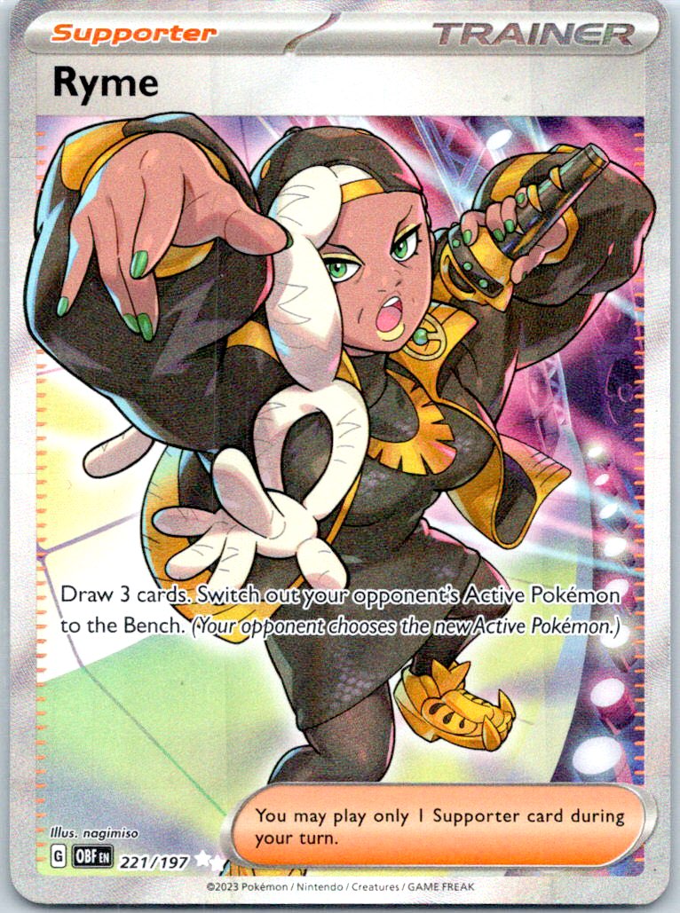 SV03: Obsidian Flames #221/197 Ryme