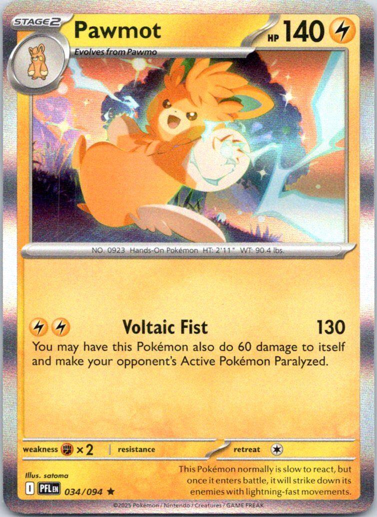ME02: Phantasmal Flames #034/094 Pawmot