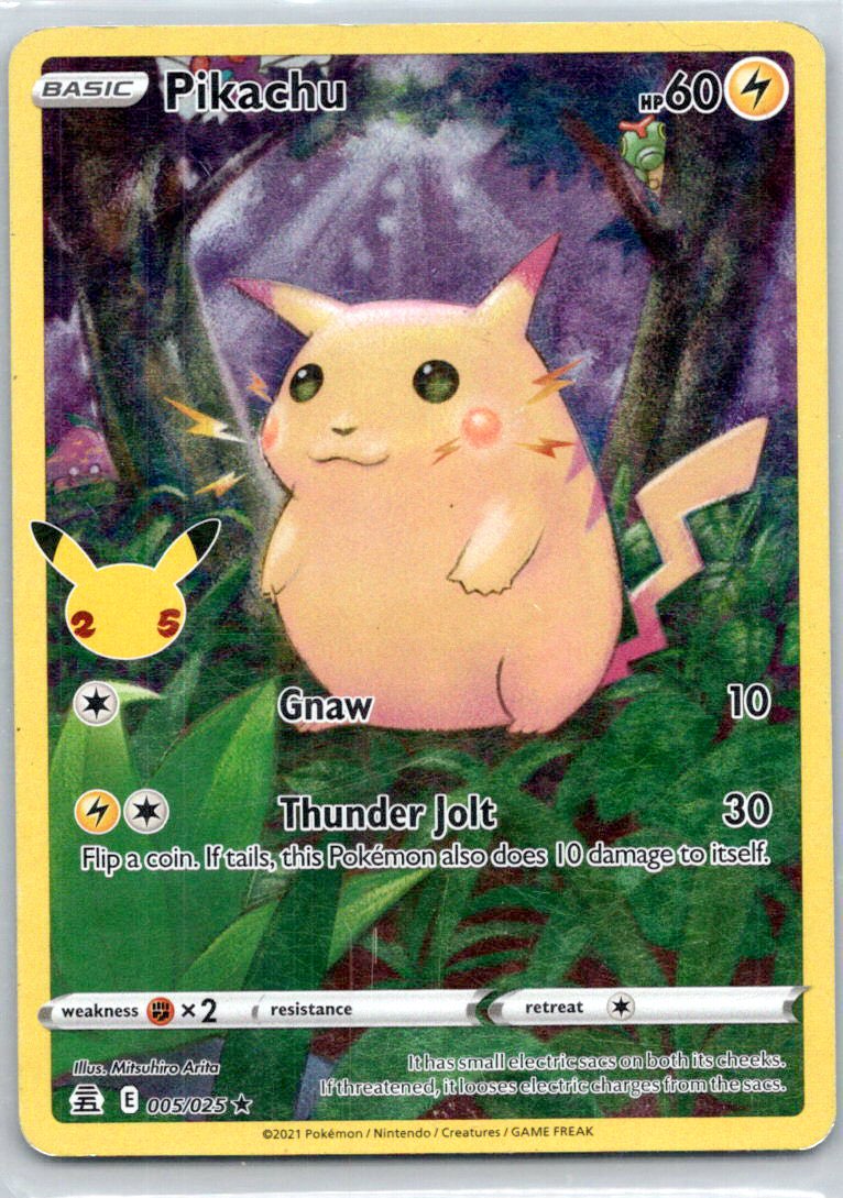S8a: 25th Anniversary Collection #001/028 Pikachu
