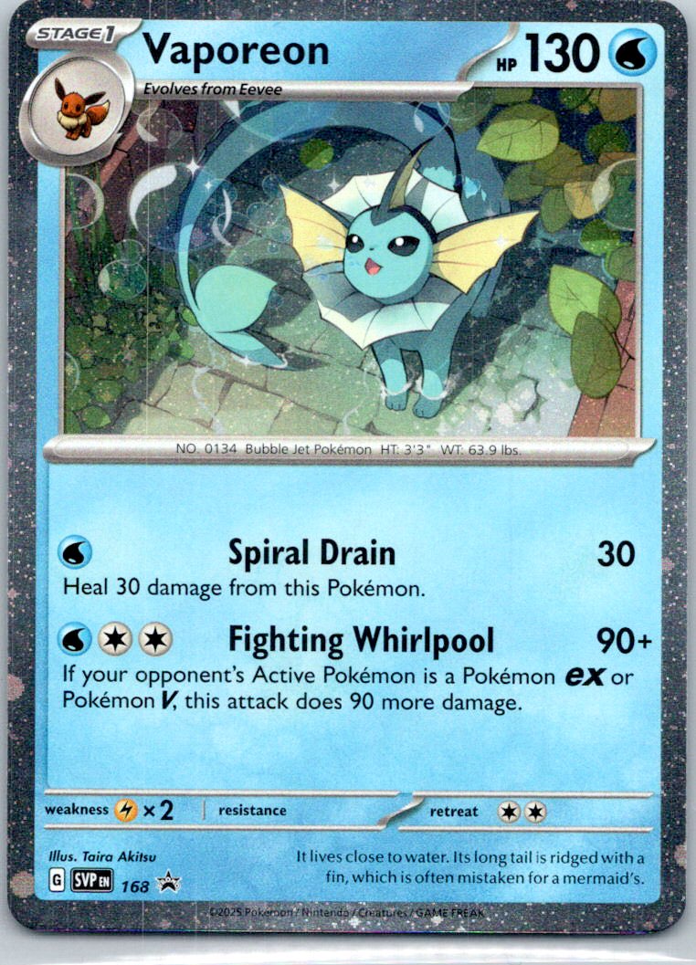 SV: Scarlet & Violet Promo Cards #168 Vaporeon