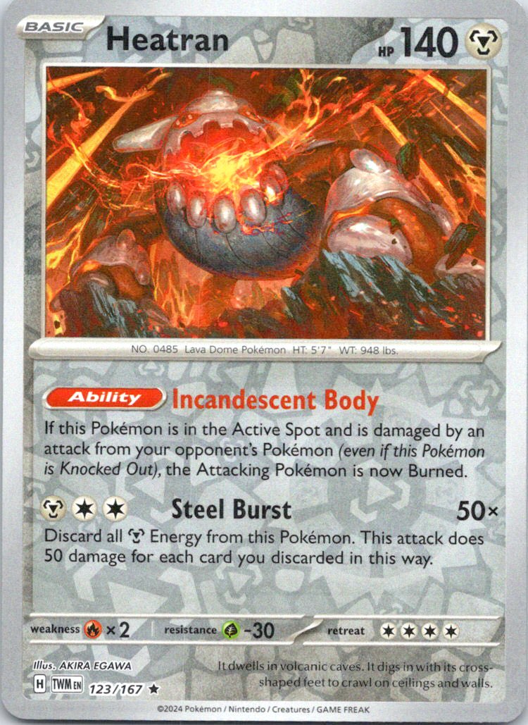 SV06: Twilight Masquerade #123/167 Heatran