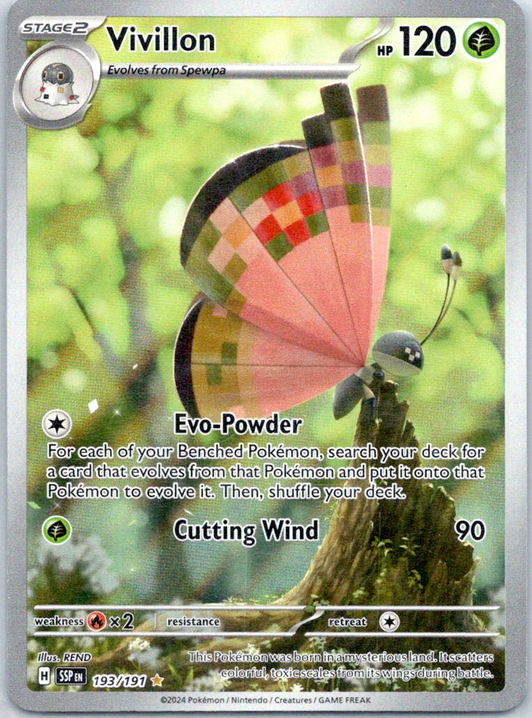 SV08: Surging Sparks #193/191 Vivillon