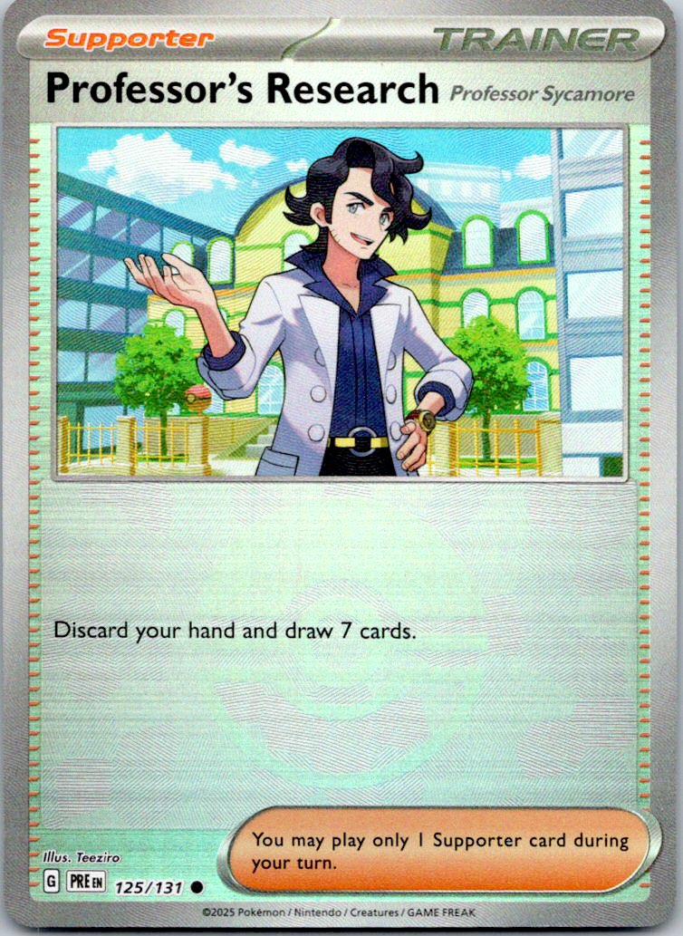 SV: Prismatic Evolutions #125/131 Professor's Research [Professor Sycamore]