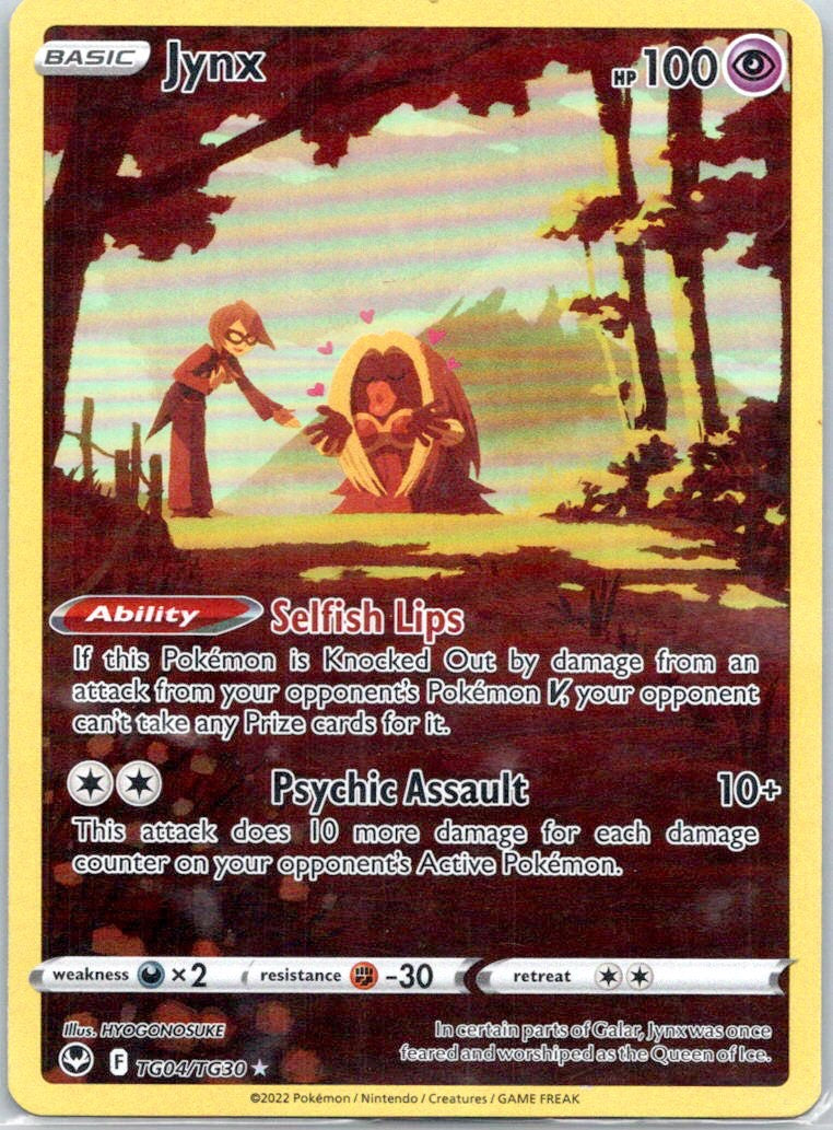 SWSH12: Silver Tempest Trainer Gallery #TG04/TG30 Jynx