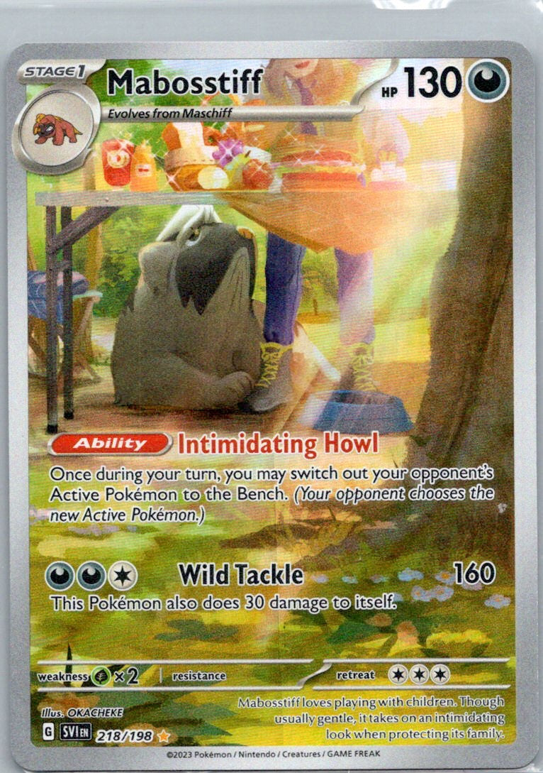 SV01: Scarlet & Violet Base Set #218/198 Mabosstiff