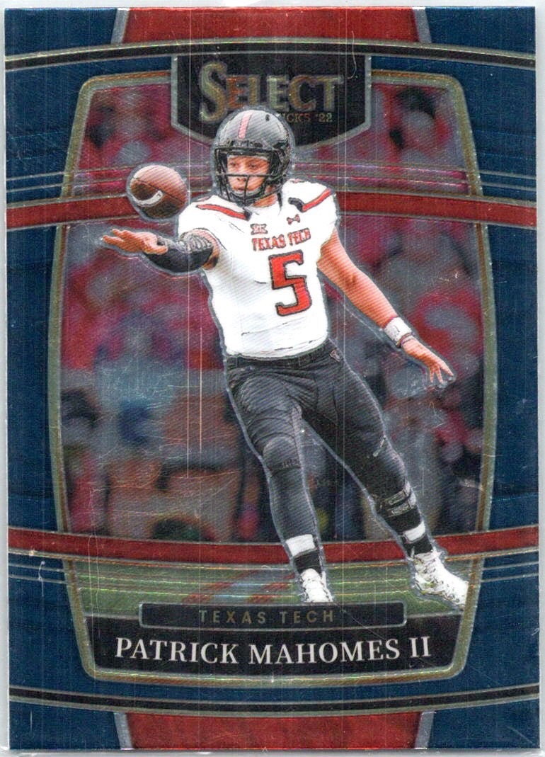 2022 Panini Select Draft Picks #26 Patrick Mahomes II Blue (Retail Base)