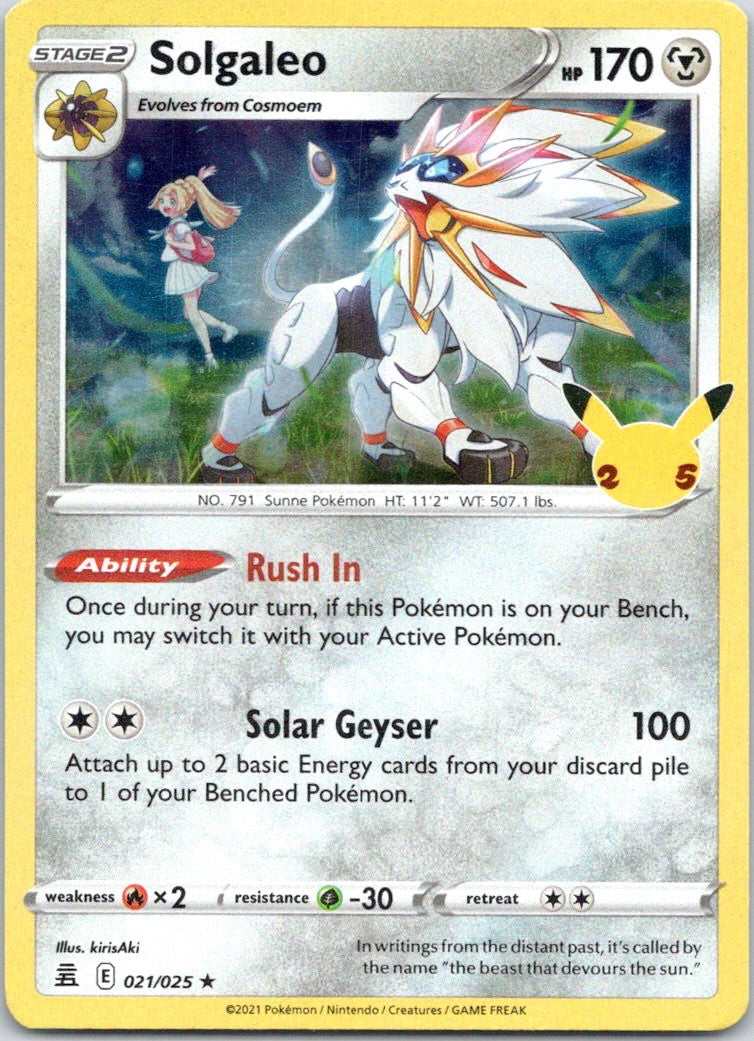 Celebrations #021/025 Solgaleo