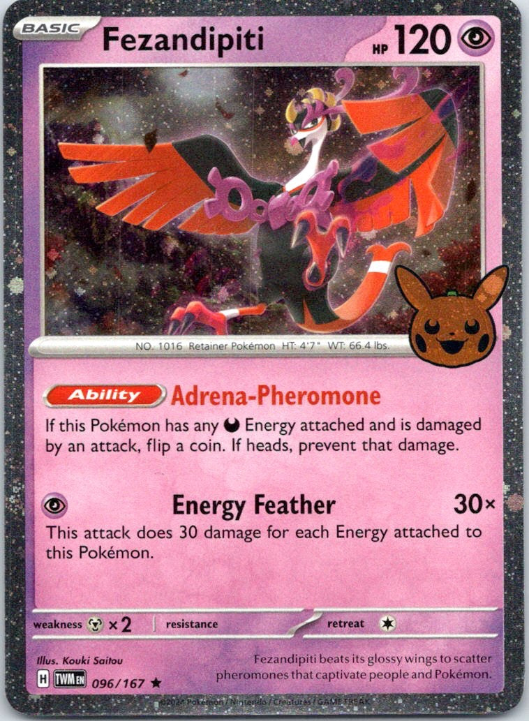 Trick or Trade BOOster Bundle 2024 #096/167 Fezandipiti (Cosmos Holo)