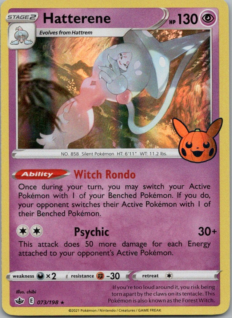 Trick or Trade BOOster Bundle #073/198 Hatterene