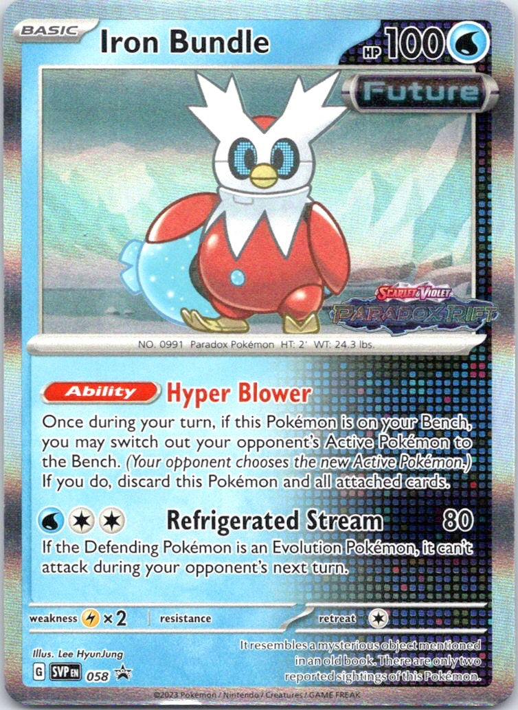SV: Scarlet & Violet Promo Cards #058 Iron Bundle