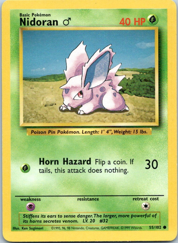 Base Set #055/102 Nidoran M
