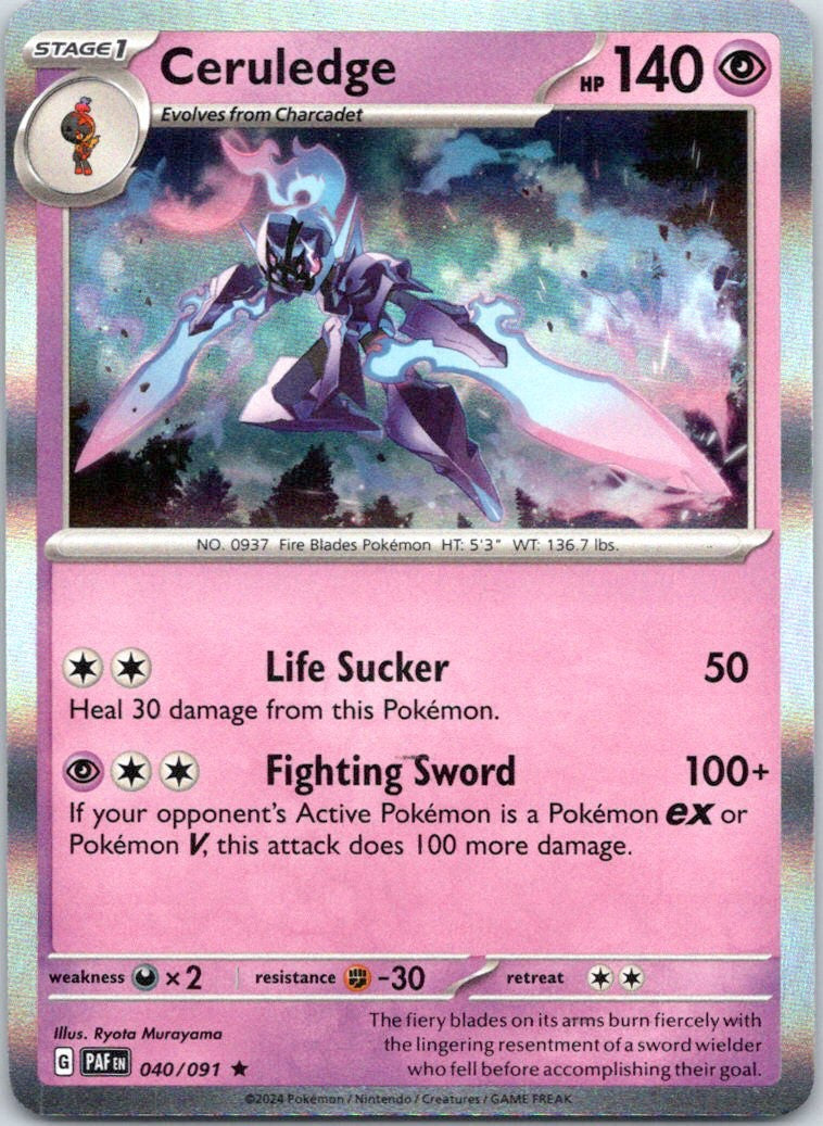 SV: Paldean Fates #040/091 Ceruledge