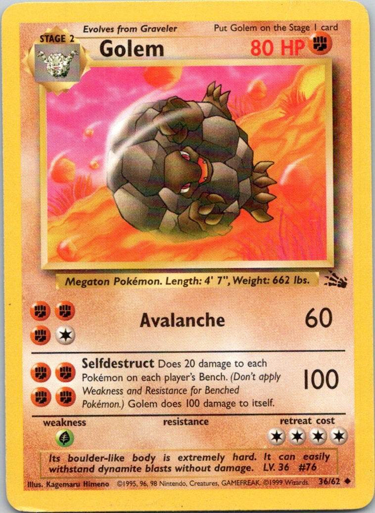 Fossil #36/62 Golem