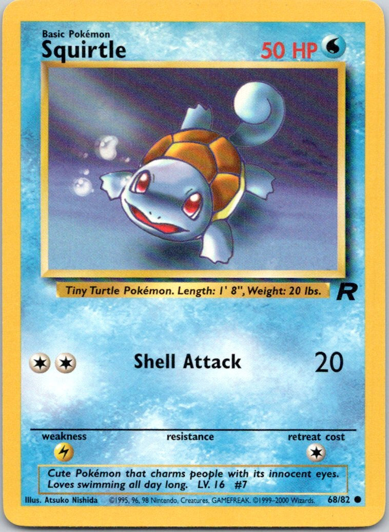 Team Rocket #68/82 Squirtle
