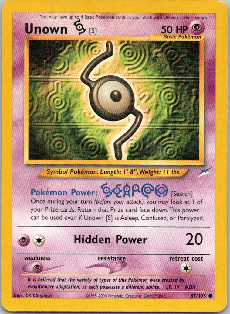 Darkness, and to Light... #61 Unown S