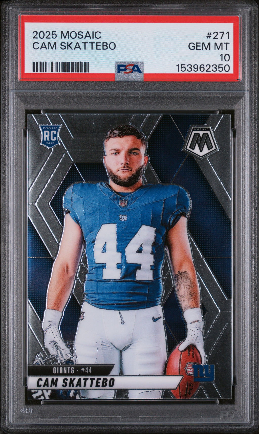 2025 Panini Mosaic #271 Cam Skattebo PSA 10