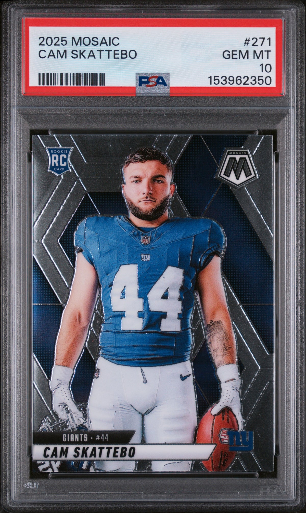 2025 Panini Mosaic #271 Cam Skattebo PSA 10