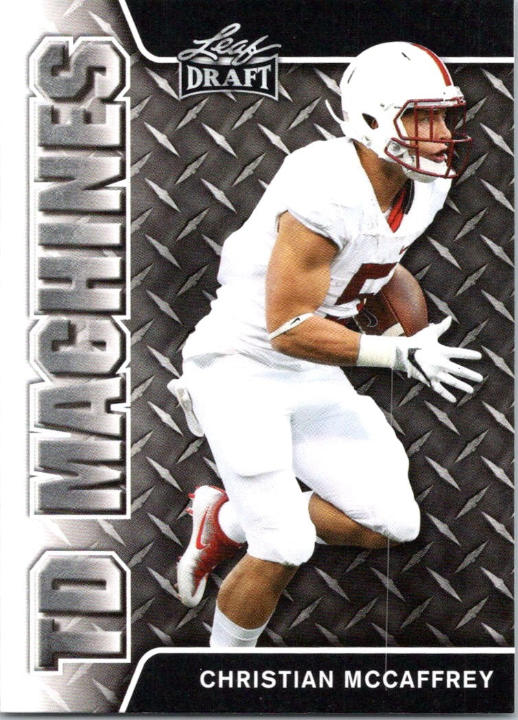 2017 Leaf Draft #TD-02 Christian McCaffrey TD Machines