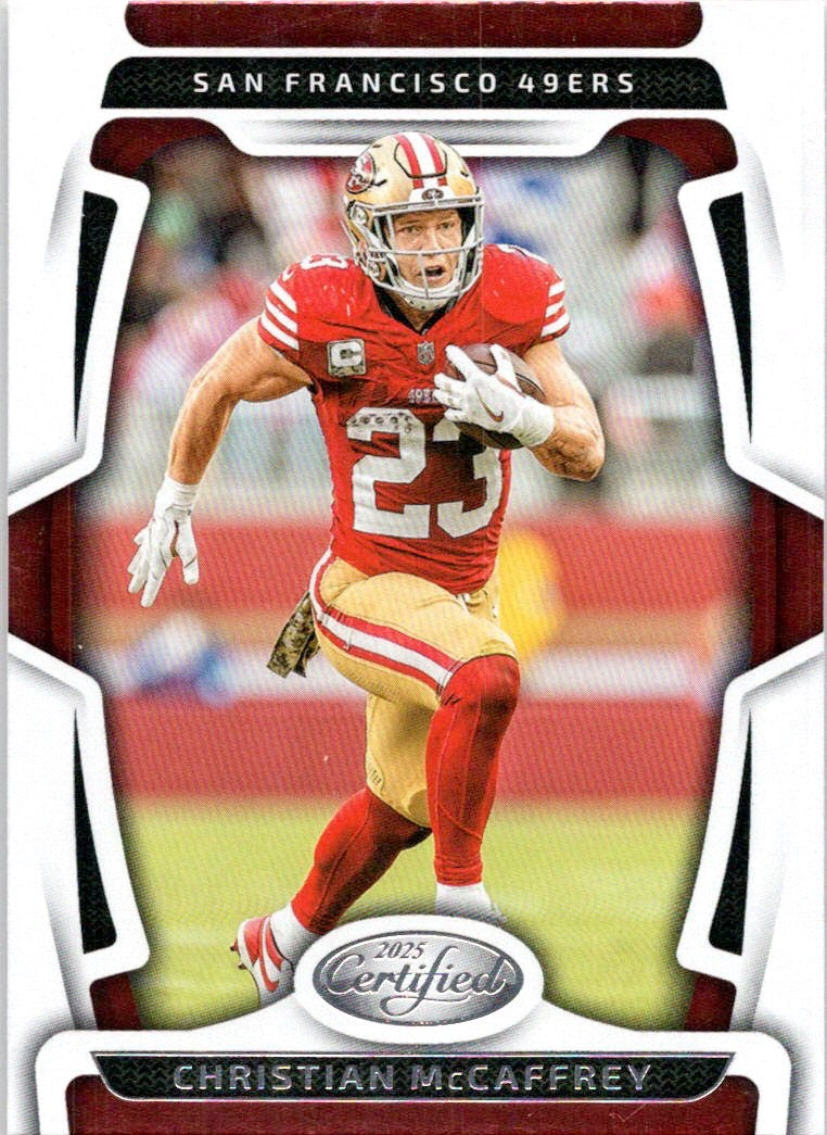 2025 Panini Certified #87 Christian McCaffrey